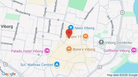 Apartments for rent i Viborg - kort over placeringen