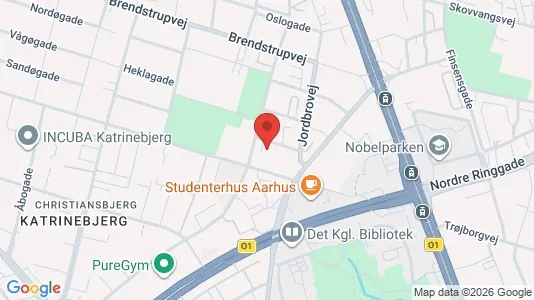 Apartments for rent i Aarhus N - kort over placeringen