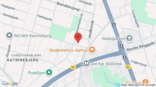 Apartments for rent i Aarhus N - kort over placeringen