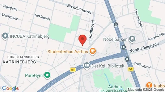 Apartments for rent i Aarhus N - kort over placeringen