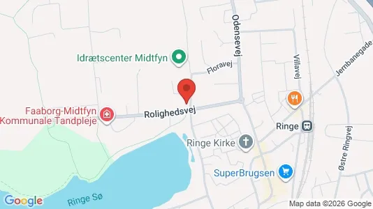 Apartments for rent i Ringe - kort over placeringen