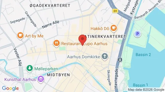 Apartments for rent i Aarhus C - kort over placeringen