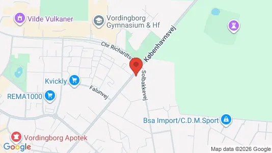 Apartments for rent i Vordingborg - kort over placeringen