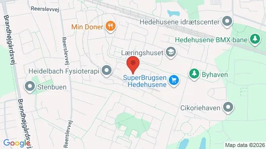 Apartments for rent i Hedehusene - kort over placeringen