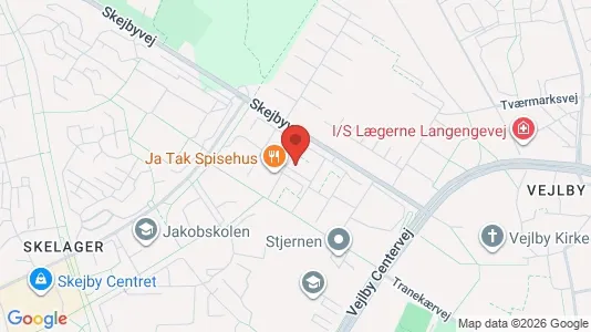 Apartments for rent i Risskov - kort over placeringen