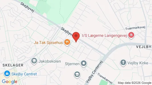 Apartments for rent i Risskov - kort over placeringen