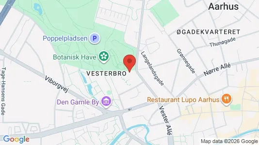 Apartments for rent i Aarhus C - kort over placeringen