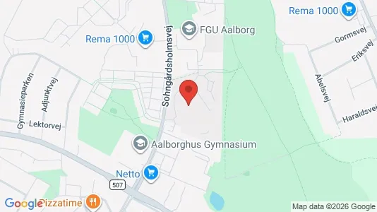 Apartments for rent i Aalborg Center - kort over placeringen