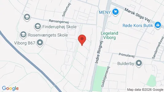 Apartments for rent i Viborg - kort over placeringen