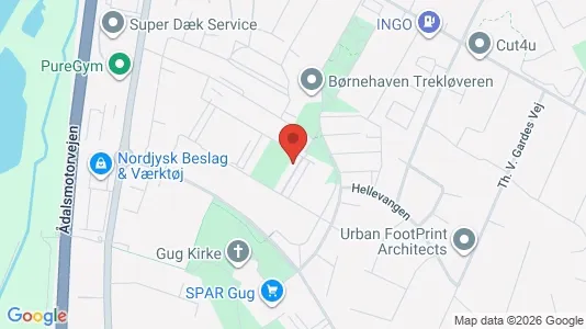 Apartments for rent i Aalborg SØ - kort over placeringen
