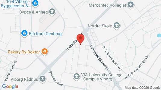 Apartments for rent i Viborg - kort over placeringen