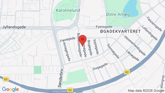 Apartments for rent i Aalborg Center - kort over placeringen