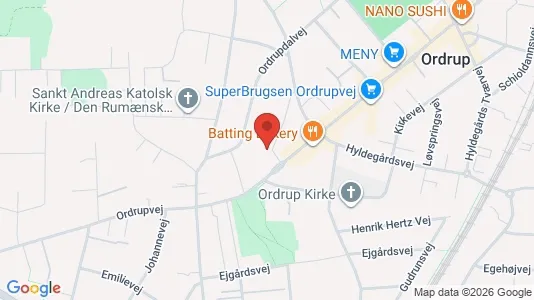 Apartments for rent i Charlottenlund - kort over placeringen