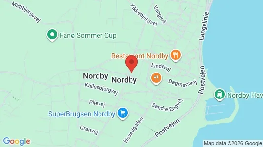 Apartments for rent i Fanø - kort over placeringen