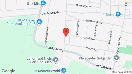 Apartments for rent i Fjerritslev - kort over placeringen