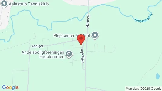 Apartments for rent i Aalestrup - kort over placeringen