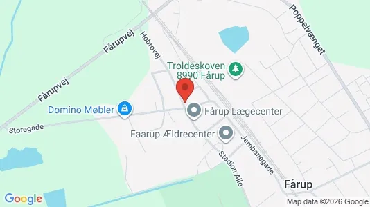 Apartments for rent i Fårup - kort over placeringen