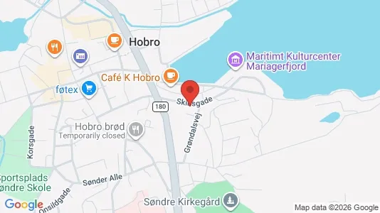 Apartments for rent i Hobro - kort over placeringen