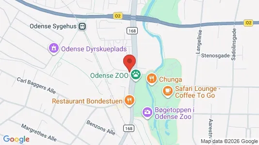 Apartments for rent i Odense C - kort over placeringen
