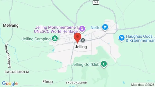 Apartments for rent i Jelling - kort over placeringen