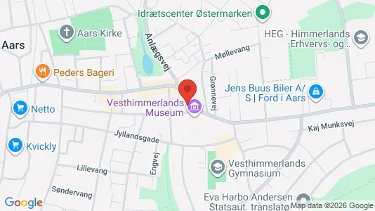 Apartments for rent i Aars - kort over placeringen