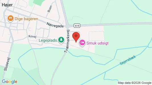 Apartments for rent i Højer - kort over placeringen
