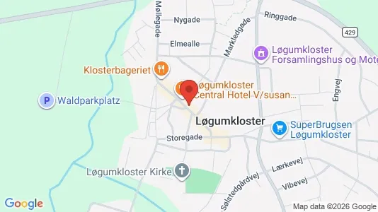 Apartments for rent i Løgumkloster - kort over placeringen