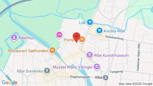 Apartments for rent i Ribe - kort over placeringen