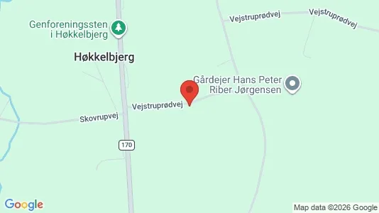 Apartments for rent i Christiansfeld - kort over placeringen