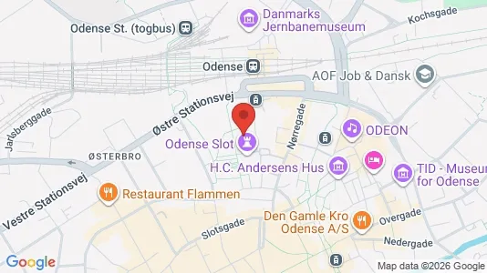 Apartments for rent i Odense C - kort over placeringen