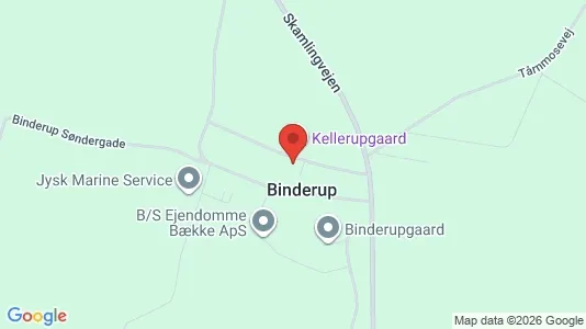 Apartments for rent i Bjert - kort over placeringen