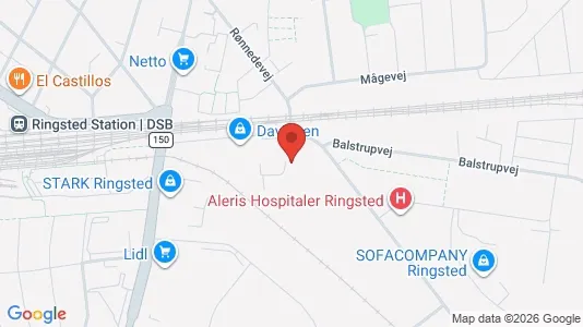 Apartments for rent i Ringsted - kort over placeringen
