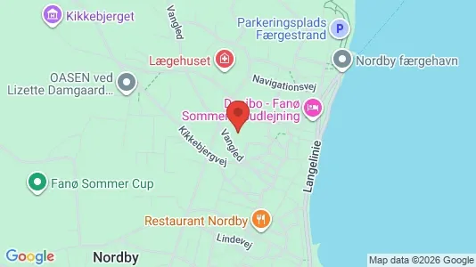 Apartments for rent i Fanø - kort over placeringen