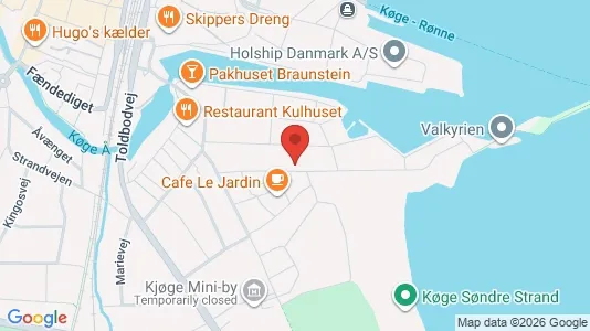 Apartments for rent i Køge - kort over placeringen