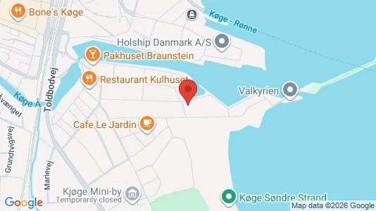 Apartments for rent i Køge - kort over placeringen