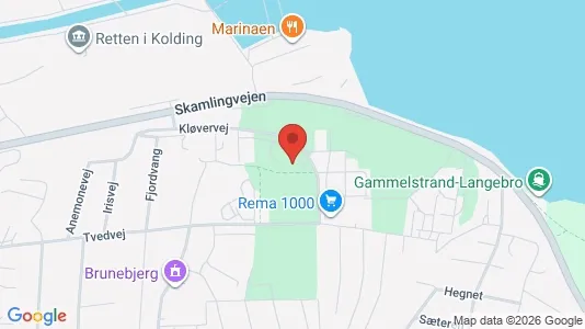 Apartments for rent i Kolding - kort over placeringen