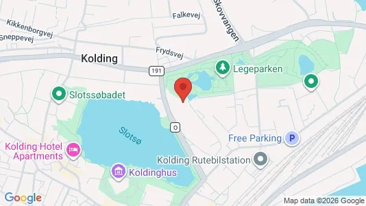 Apartments for rent i Kolding - kort over placeringen