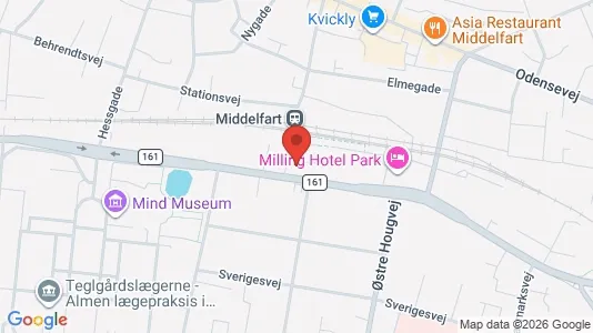Apartments for rent i Middelfart - kort over placeringen