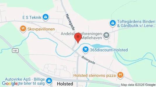 Apartments for rent i Holsted - kort over placeringen