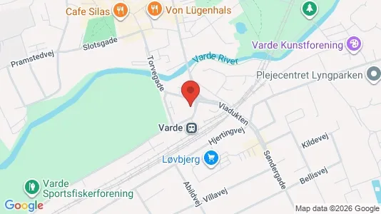Apartments for rent i Varde - kort over placeringen