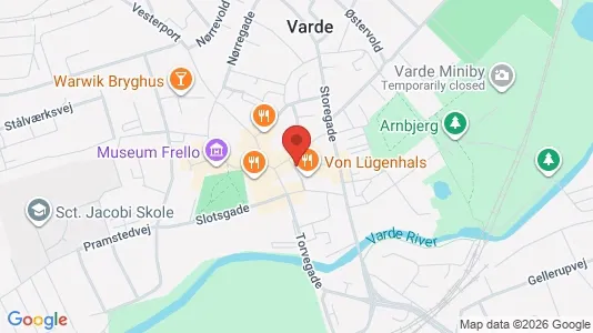 Apartments for rent i Varde - kort over placeringen