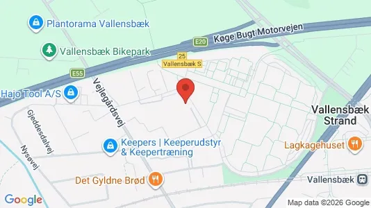Apartments for rent i Vallensbæk Strand - kort over placeringen