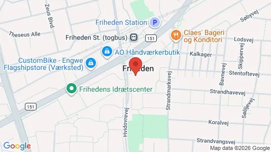 Apartments for rent i Hvidovre - kort over placeringen
