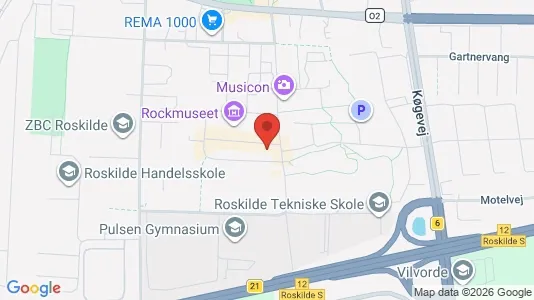 Apartments for rent i Roskilde - kort over placeringen