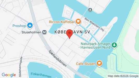 Apartments for rent i Copenhagen SV - kort over placeringen