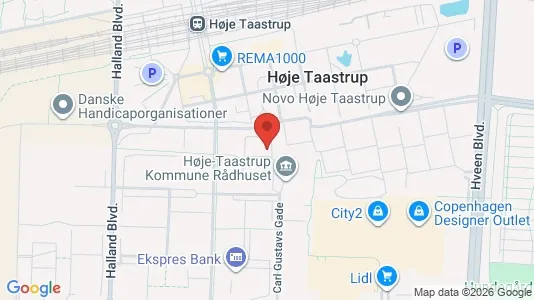 Apartments for rent i Taastrup - kort over placeringen