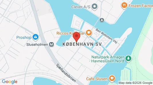 Apartments for rent i Copenhagen SV - kort over placeringen