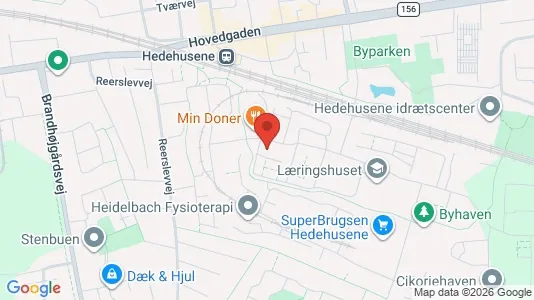 Apartments for rent i Hedehusene - kort over placeringen