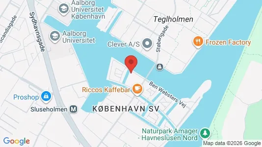 Apartments for rent i Copenhagen SV - kort over placeringen