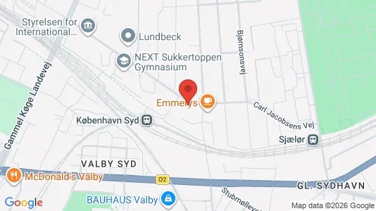 Apartments for rent i Valby - kort over placeringen